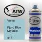Preview: Volvo, Fjord Blue Metallic, 415: 400ml Sprühdose, von ATW Autoteile West.